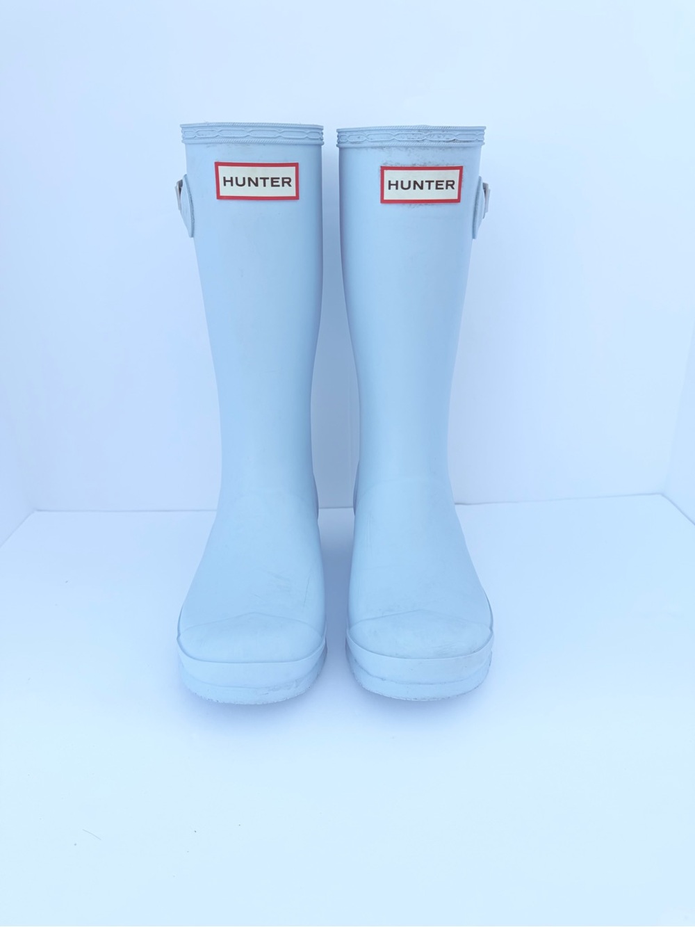 Hunter Original Kids Classic Tall Light Blue Rain Boots